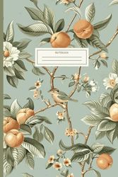 "Vintage Oranges" Notebook: A Nostalgic Journey Through Citrus Time: Journal with vintage oranges, 120 Pages, 6 x 9