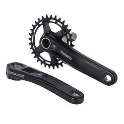 SHIMANO Platos y Bielas MT510 MTB 1x12V Dientes x 175mm Negro, Unisex-Adult, Black, 32 Teeth