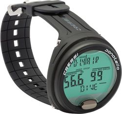 Cressi Donatello Diving Computer - Ordenador Profesional de Buceo de Muñeca para Buceo y Apnea, Negro/Negro, Talla única, Adulto Unisex
