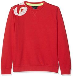 Kempa Core 2.0 Training Top Sudadera De Entrenamiento De Balonmano, Hombre, Rojo, 128