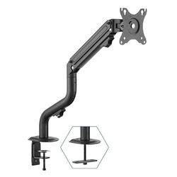 VoltShine Support - Support de Pince pour 1 écran de 17" à 32", réglable, Facile à Installer, matériau résistant et Durable