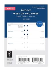 Semana de bolsillo en dos páginas Inglés 2025