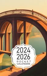 Pocket Calendar 2024-2026: Two-Year Monthly Planner for Purse , 36 Months from January 2024 to December 2026 | Nine arc bridge | Sri Lanka