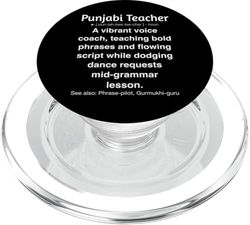 Profesor de Punjabi PopSockets PopGrip para MagSafe