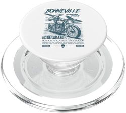 Bonneville Salt Flats Motorcycle Racing Vintage Biker PopSockets PopGrip para MagSafe