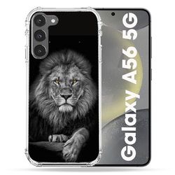 Cokitec Förstärkt skal för Samsung Galaxy A56 5G djur lejon majestätiskt