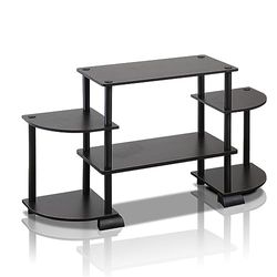 Furinno Turn-N-Tube Roundedecorner TV centro de entretenimento, expresso / preto
