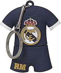 CYP BRANDS Real Madrid USB-13-RM Pendrive Rubber T-Shirt, 16 GB