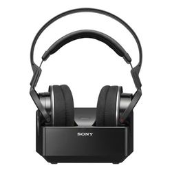 Sony Casque UHF numérique traditionnel MDR-RF855RK, noir, uni