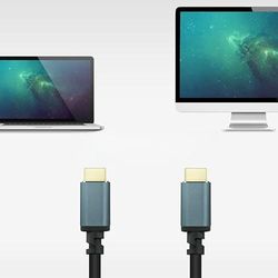 levitantes HDMI-kabel - HDMI-kabel 2.1, zwart, 1,5 m, compatibel met 8K, stekker A/M naar A/M, hoge snelheid en snelle gegevensoverdracht