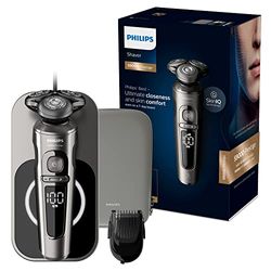 Philips Shaver Series 9000 Prestige, Rasoir Électrique Humide et Sec avec SkinIQ Technologie (Modèle SP9860/16)