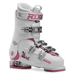 Roces Idea Free 22,5-25,5 kinderskischoenen-verstelbaar, wit-diep roze, 36-40