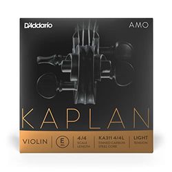 D'Addario KA311-4/4L Kaplan Amo E enkel saite High Carbon Steel 4/4 Light Violin