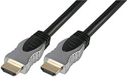 Pro Signal PSG03763 High Speed 4K UHD HDMI Lead with Ethernet, Gold Plated Connectors, 1.5m Black