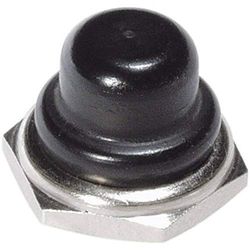 APEM N36216005 cap nickel-plated, black 1 pc(s)
