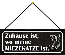 Schatzmix Tin-Plate Sign, Sheet metal, Multicoloured, 27x10 cm