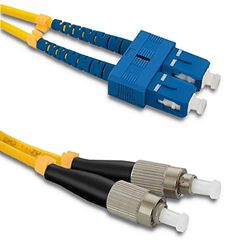 Qoltec Optic Patchcord SC/UPC - FC/UPC SM 9/125 G652D 2m