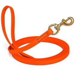 Viper Suivi du Travail BioThane Laisse Longue Ligne pour Chiens 2 Couleurs et 6 Tailles