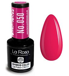 LaRosa CREME Vernis à Ongles Gel Semi-Permanent - Couleur MAGENTA – Haute Pigmentation, Brillance Longue Durée – Manucure DIY ou Professionnelle – 9 ml