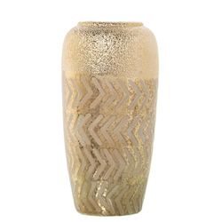 Alexandra House Living Golden Vase Ceramic 15 x 14 x 27 cm