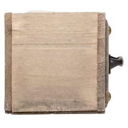Placa de pared de metal, rojo