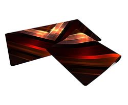 PLAYMATS Tapis de Souris Perfection of Futurism 61 cm x 35,5 cm – Tapis de Bureau en Caoutchouc avec Dos antidérapant, idéal pour Le Travail et Les Jeux