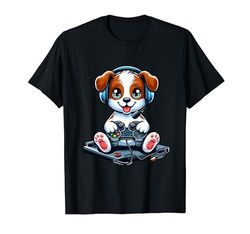 Gamer Dog Gaming Perros Videojuego Camiseta