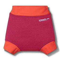 Speedo Meisje leren zwemmen luier cover baby en peuter zwemmen luier, kersenroze/koraal, 0-3 M