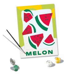 Ravensburger - Creart Serie Adulti Trend D: Melon Poster | Dipingere Con I Numeri Adulti | Kit Pittura | Quadro Da Dipingere Con Numeri Include Vernice E Tela