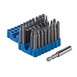 Silverline Tools 245016 Security Bit Set, 33 peças, 50 mm