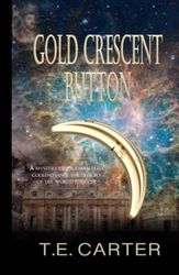 Gold Crescent Button
