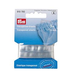 PRYM, elastisch, 3 m x 10 mm, transparant