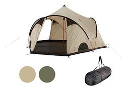 Grand Canyon Black KNOB 10 - Tente de Groupe Style tipi pour 10 Personnes | Tente familiale, Tente de Groupe, Tente Pyramide, Tente tipi | Désert de Mojave (Beige)