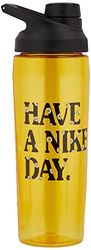 Nike Botella de agua unisex para adultos Hypercharge Chug, color azul oscuro, negro, 709 ml