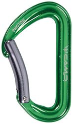 CAMP Unisex's Photon Bent-Groen/Titanium Karabijnhaak, One Size