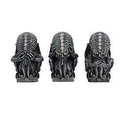 Nemesis Now Drie Wijze Cthulhu, Zilver, 7.6cm