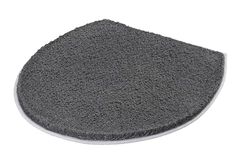 Kleine Wolke 8888901104 Tapis pour abattant WC Doux 47 x 50 cm Anthracite
