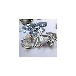 Pro-Bolt QRPACKSLIDE17 aluminiowy pierścień szybkozamykający 17 mm, srebrny, 10 sztuk, zestaw 10 sztuk