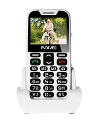 EVOLVEO EP-600-XDW Senior-telefon, SOS-knapp, FM-radio, stor färgdisplay, standard