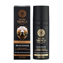 Natura Siberica Bear Power Super Intensive Anti-Wrinkle Face Cream for Men, 50 ml (Pack of 1)