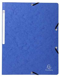 Exacompta Nature Future Elastische mappen zonder flap 25 stuks. Blauw