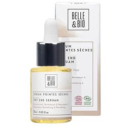 Belle&Bio - Siero con punte secche senza risciacquo, certificato biologico, da Ecocert, 15 ml