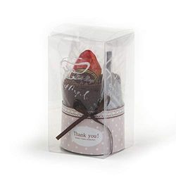 Mopec A1046 - Toalla con forma de pastel de chocolate, 1 unidad