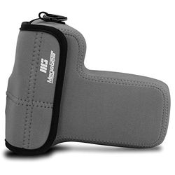 MegaGear MG1824 Ultra Light Neoprene Camera Case Compatible with Nikon Z50 (50-250mm) - Gray