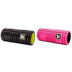 Triggerpoint Tpt-Grdbw, Rullo Di Schiuma Unisex, Adulto, Nero(Black), Taglia Unica(14 X 33 Cm) & Trigger Point Foamroller Rullo In Schiuma, Rosa,Taglia Unica