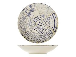 H&h alyssa set 12 piatti fondi, stoneware, cm22