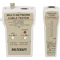 Testeur de câbles CT-1 VOLTCRAFT CT-1 Convient pour RJ-45, BNC