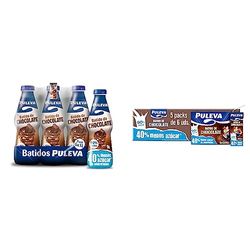 Puleva Batido de Chocolate, 6 x 1L & Batido Chocolate, 5 x 6 Packsx200ml