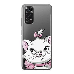 Ert Group custodia per cellulare per Xiaomi REDMI NOTE 11S 4G / REDMI NOTE 11 4G originale e con licenza ufficiale Disney, modello Marie 001, parzialmente trasparente