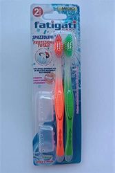 Cepillo de dientes medio con capucha 2 piezas